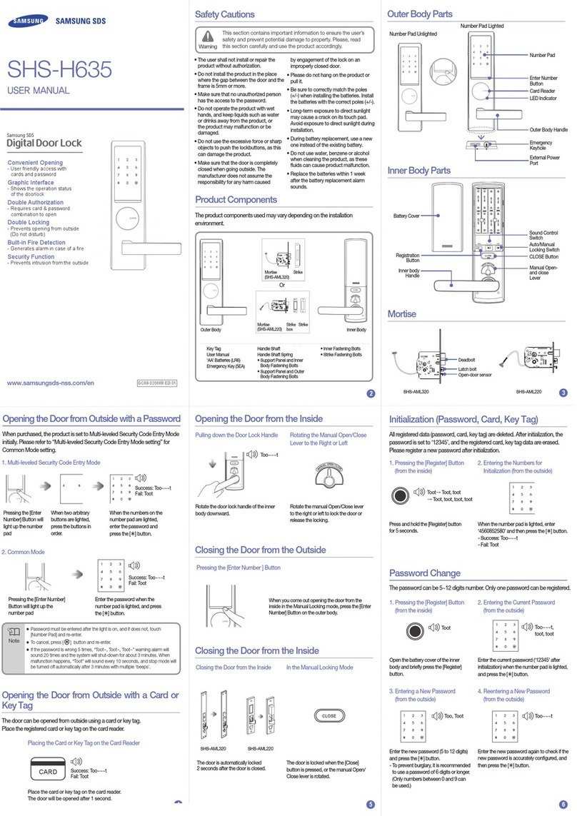 Samsung SDS SHS-H635 user manual