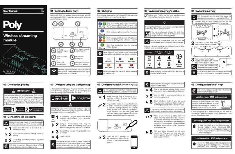 Chord Poly user manual