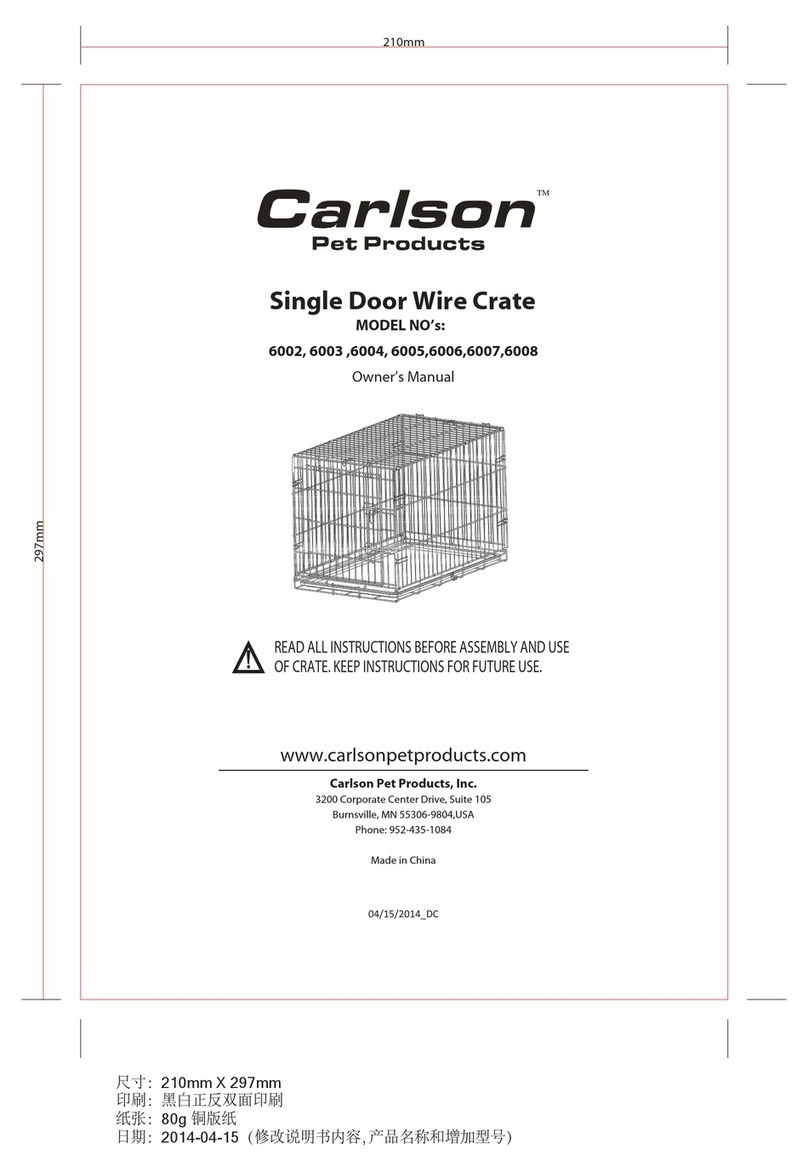 Carlson 6002 User manual