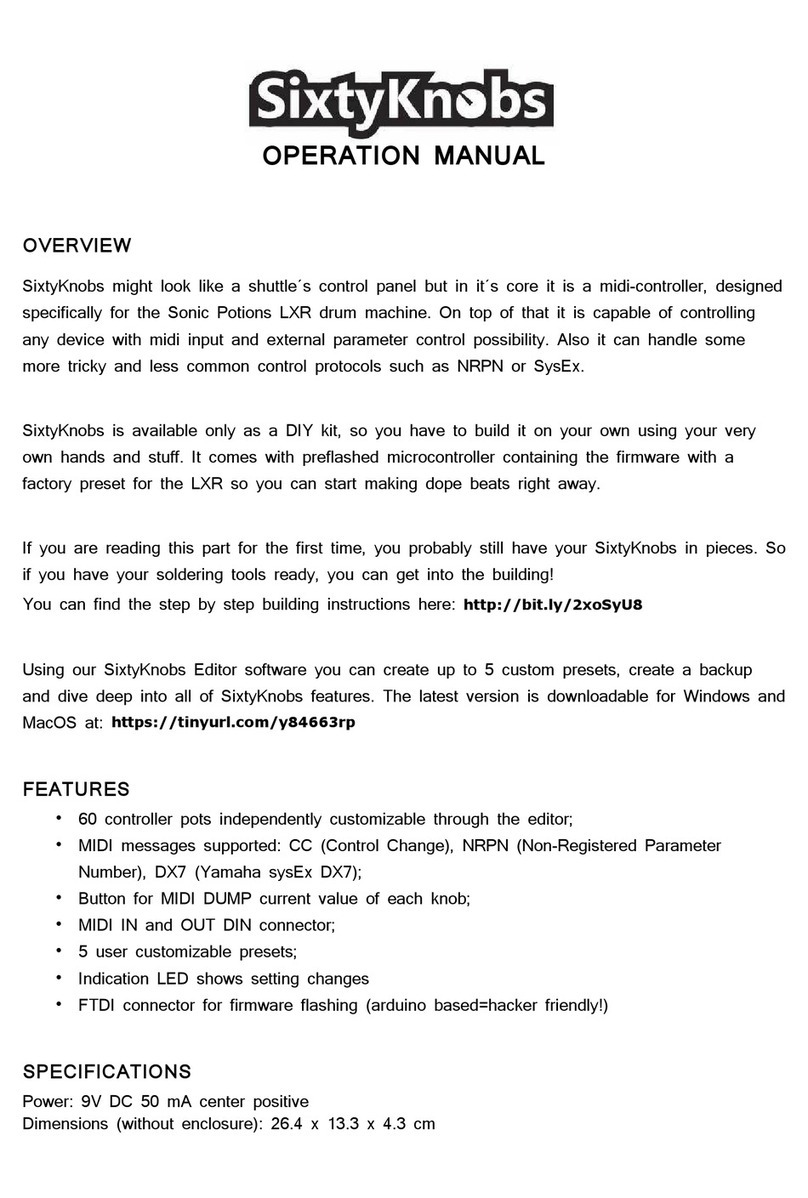 Bastl Instruments SixtyKnobs User manual