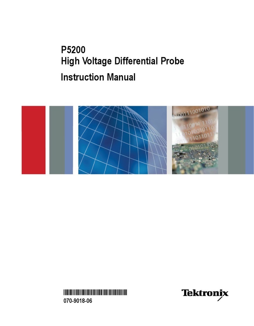 Tektronix P5200 instruction manual