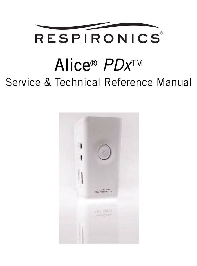 Respironics Alice PDx Use and care manual