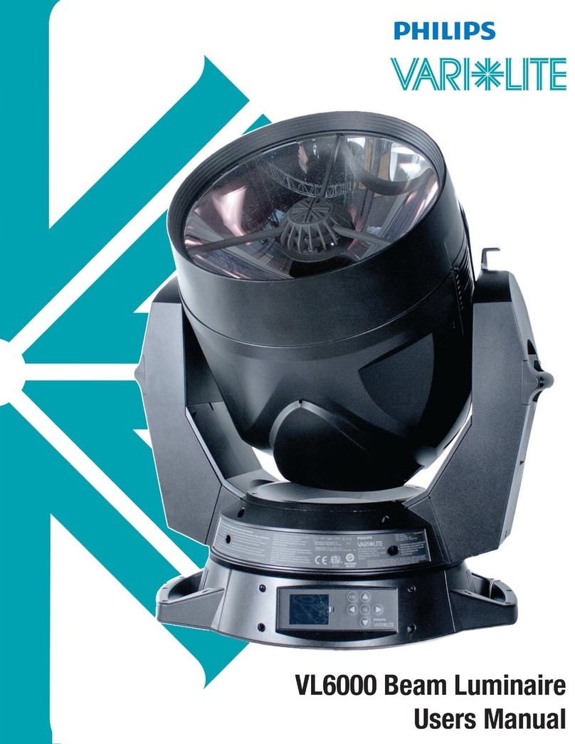 Philips VARIOLITE VL6000 User manual