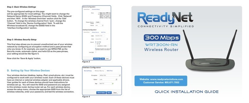 ReadyNet wrt300n-rn Quick installation guide