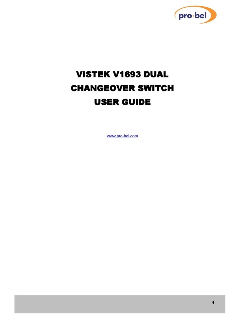 pro bel VISTEK V1693 user guide