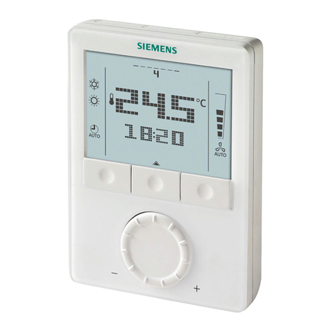 Siemens RDG160T Mounting instructions