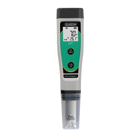 Oakton EcoTestr pH1 User manual