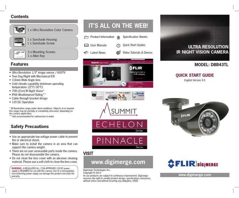 FLIR DBB43TL User manual