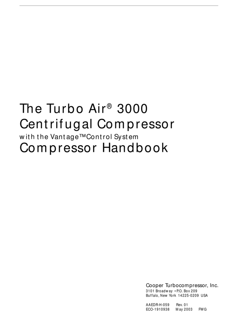 Cooper Turbocompressor Turbo Air 3000 Handbook