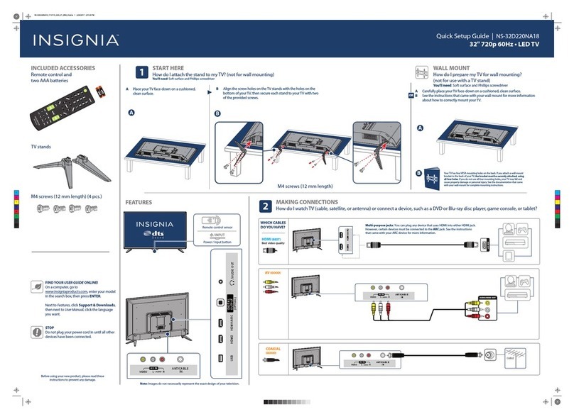 Insignia NS-32D220NA18 User manual