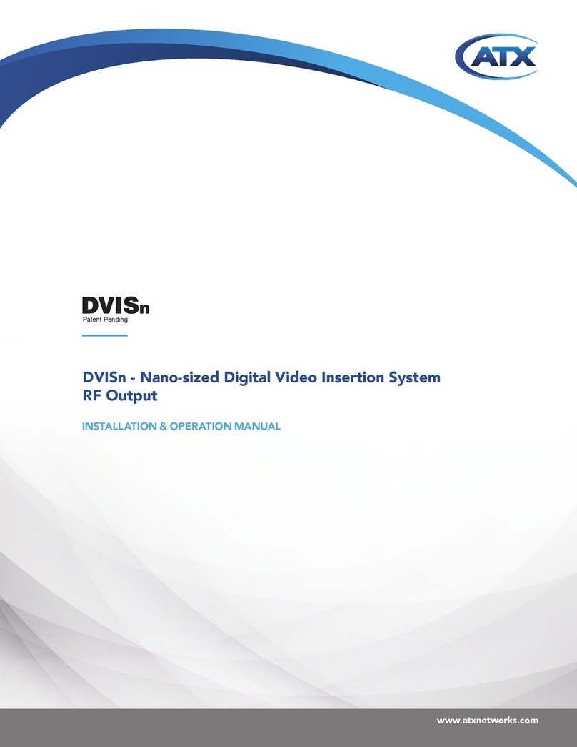ATX DYNANO1 Installation & operation manual