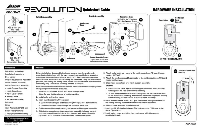 Arrow Revolution quick start guide