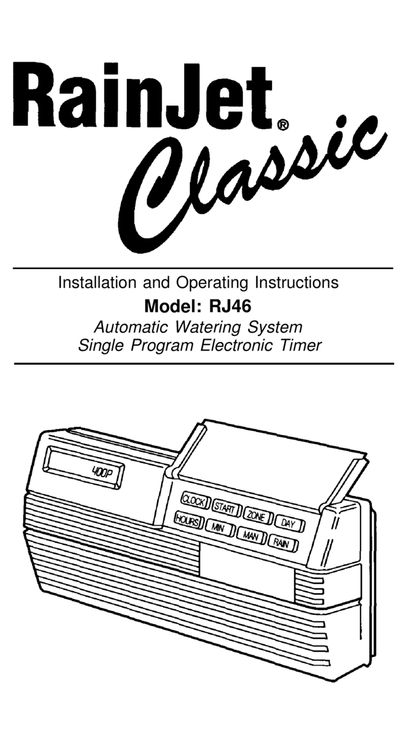 Lawn Genie RAINJET CLASSIC RJ46 User manual