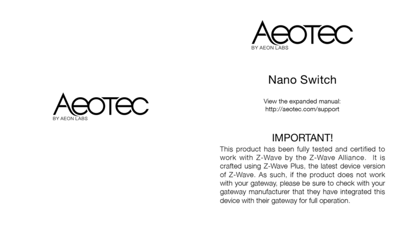 Aeotec ZW139 user guide