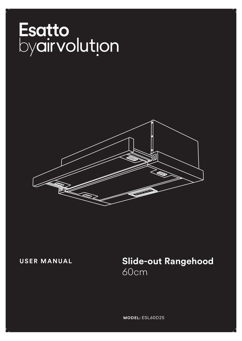 Airvolution Esatto ESL60D2S user manual