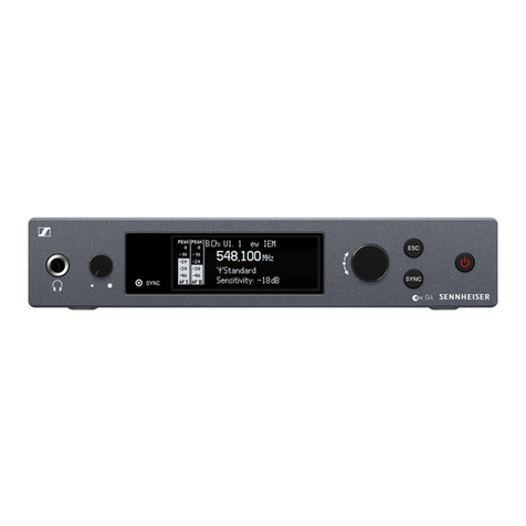 Sennheiser EK IEM G4 User manual