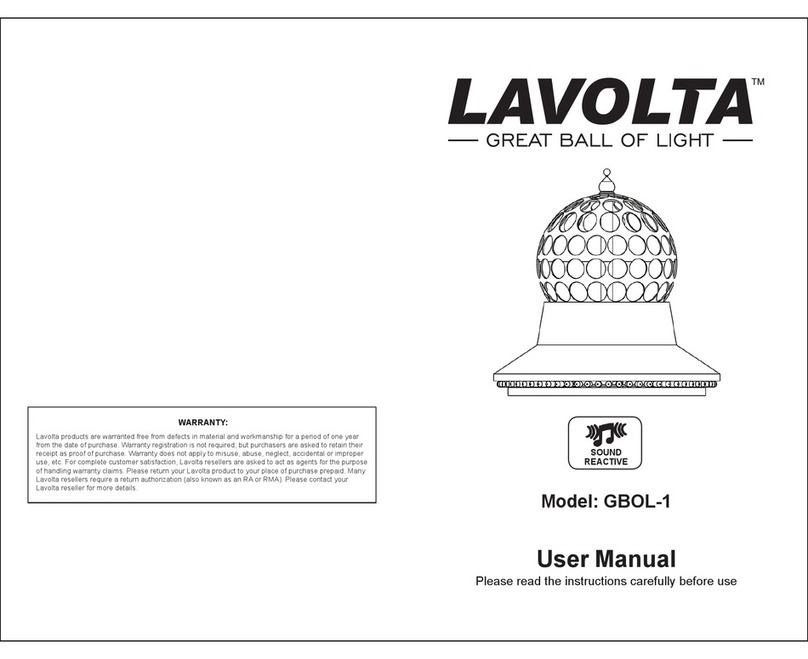 Lavolta GBOL-1 user manual