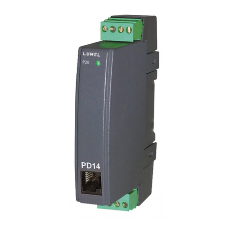 Lumel P20 User manual
