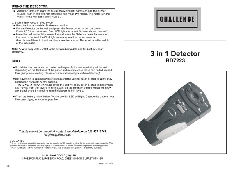 Challenge BD7223 user guide