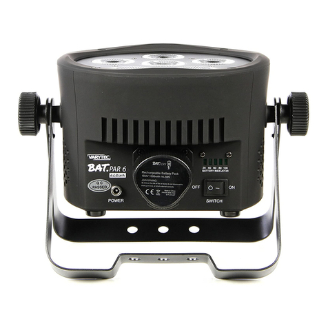 Varytec BAT.PAR 6 RGBWA user manual