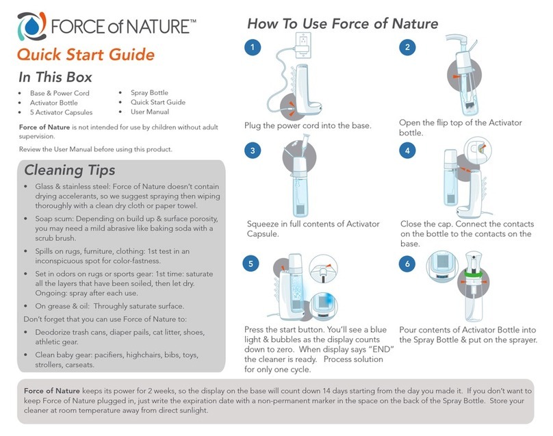 Force of Nature FON-BUNDLE-003-B quick start guide