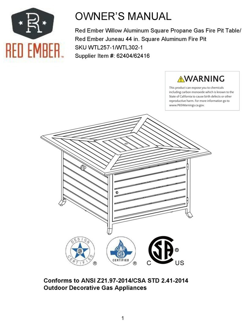 Red Ember WTL257-1 owner's manual