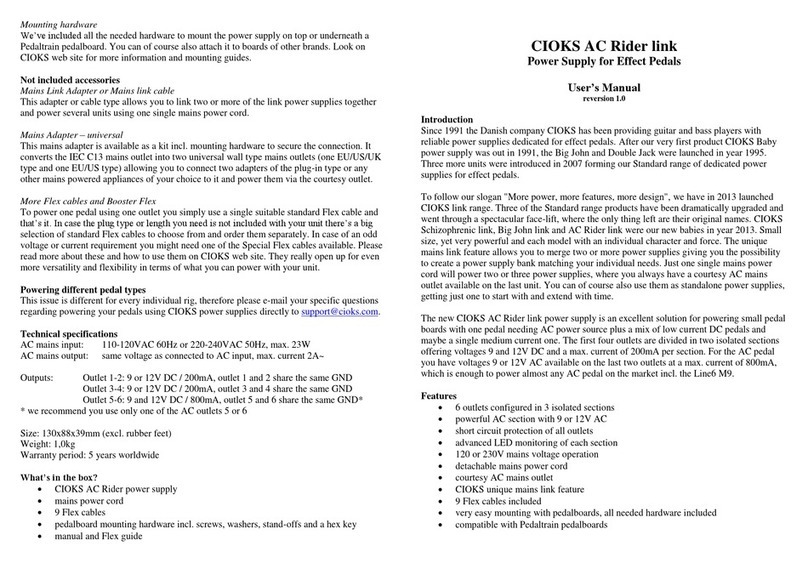 CIOKS AC Rider link user manual