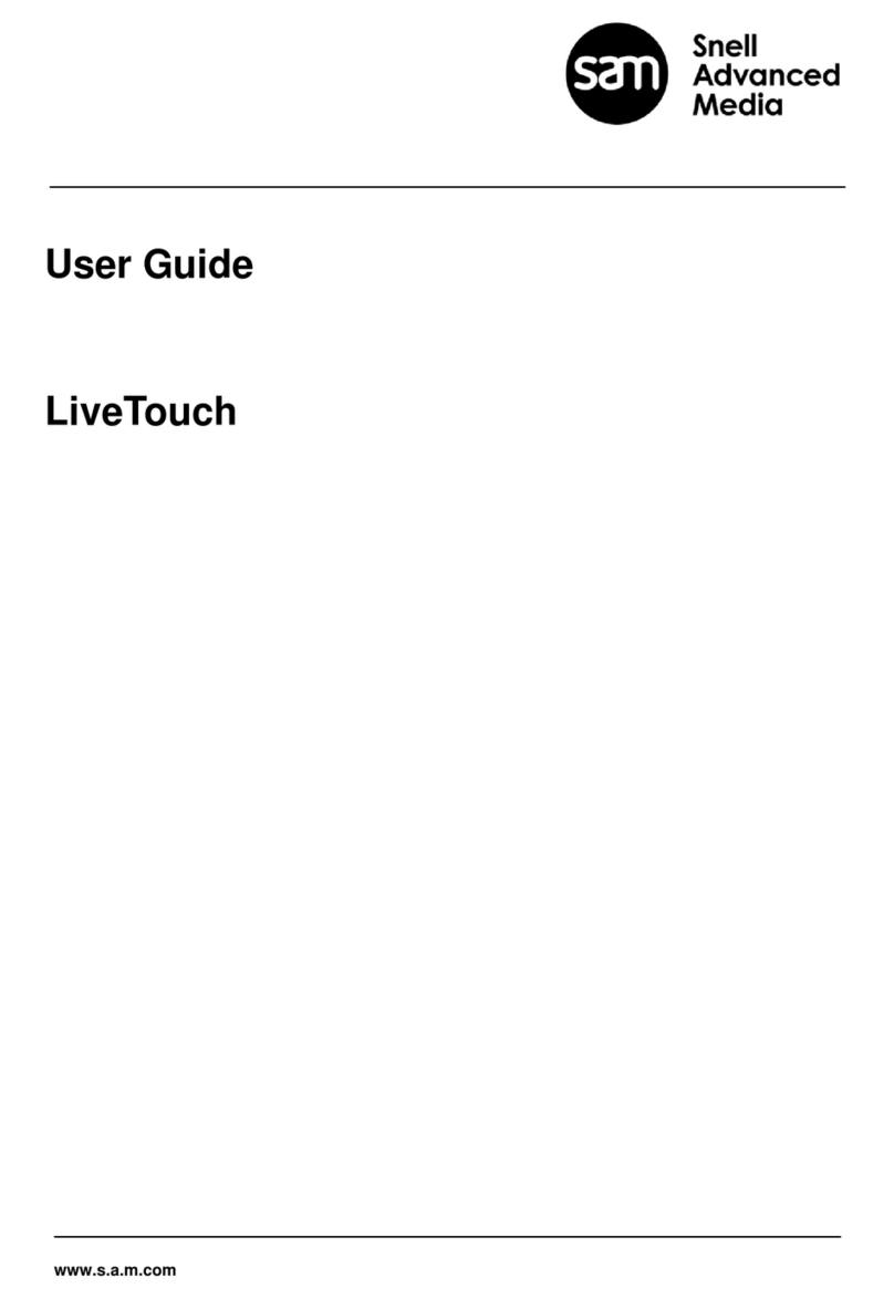 Snell Advanced Media LiveTouch Lite user guide