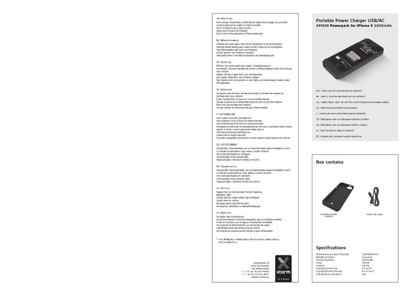 xtorm AM408 manual
