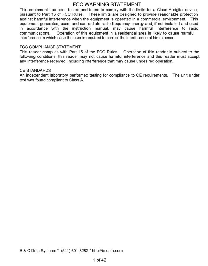 b&c data system EzW User manual
