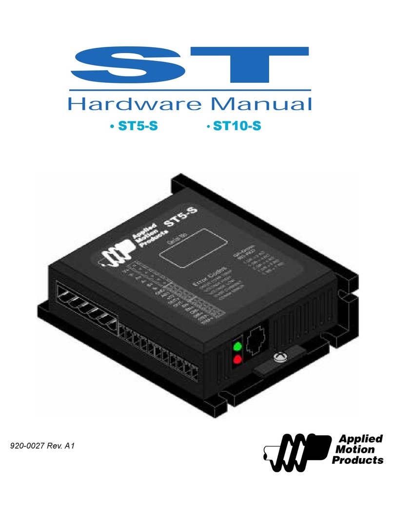 Applied Motion Products ST10-S Hardware manual