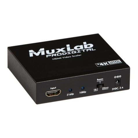 MuxLab UHD-4K Quick installation guide