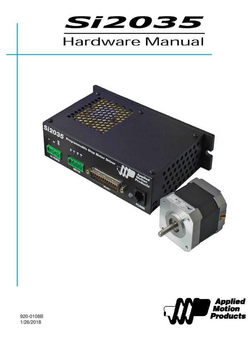 Applied Motion Products Si2035 Hardware manual Applied Motion Products Si2035 Hardware manual