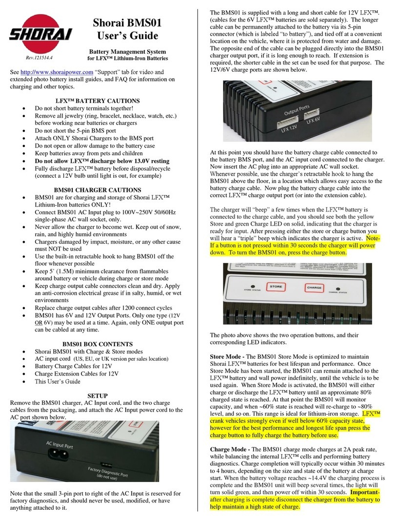 Shorai BMS01 user guide
