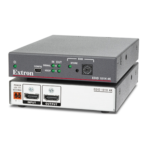 Extron electronics EDID 101H 4K Setup guide