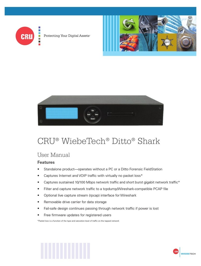 CRU WiebeTech Ditto Shark User manual