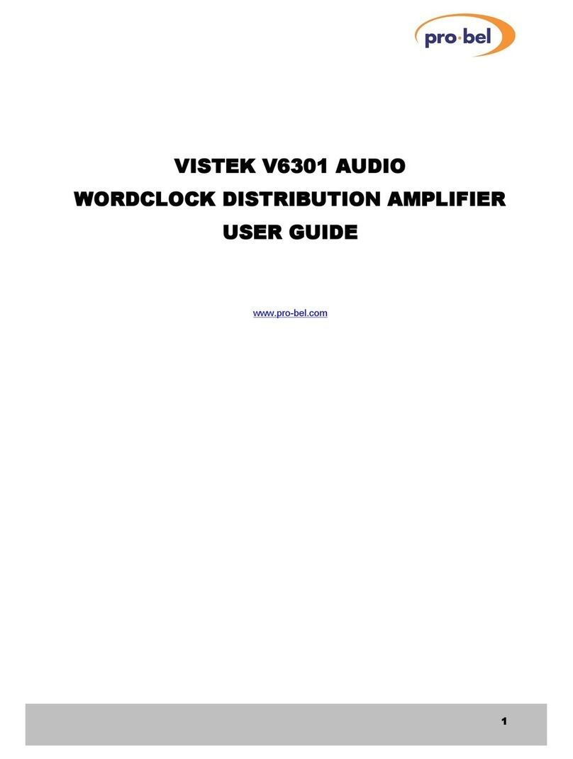 pro bel VISTEK V6301 user guide