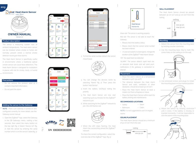 ZigBoat ZB203 owner's manual