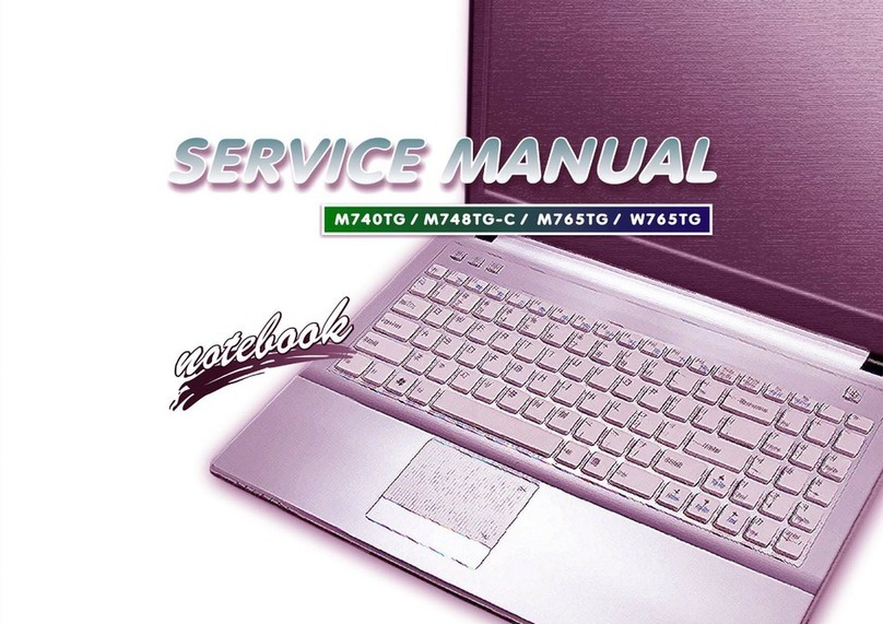 Clevo M740TG series User manual Clevo M740TG series User manual