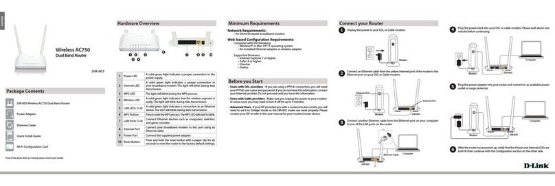 D-Link DIR-803 User manual