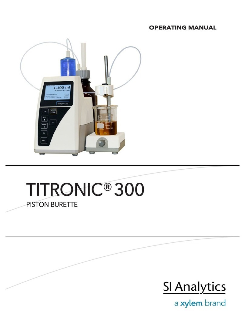 SI Analytics TITRONIC 300 operating manual