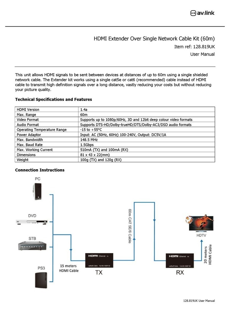AVLink 128.819UK user manual