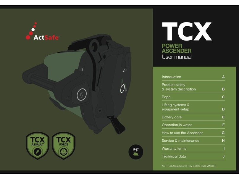 ActSafe TCX Assault user manual ActSafe TCX Assault user manual