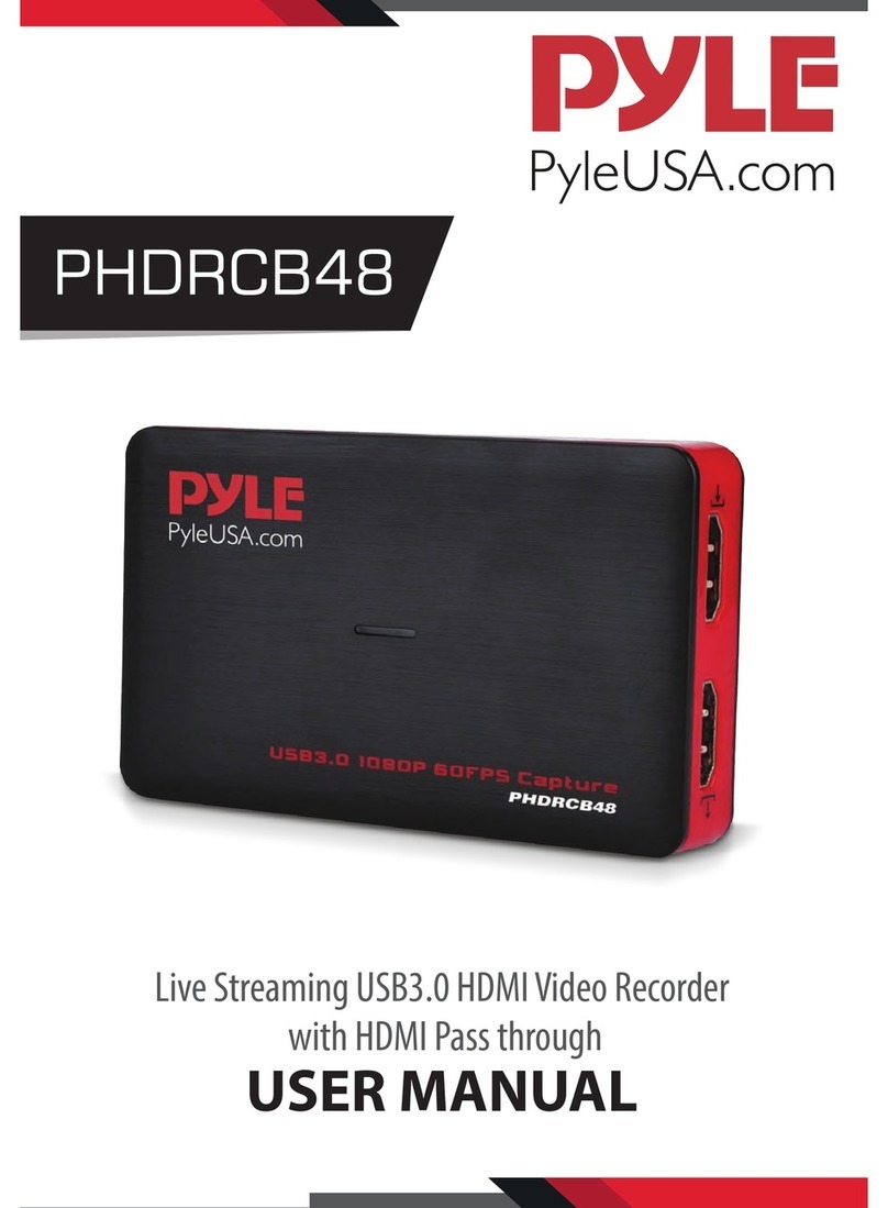 Pyle PHDRCB48 user manual