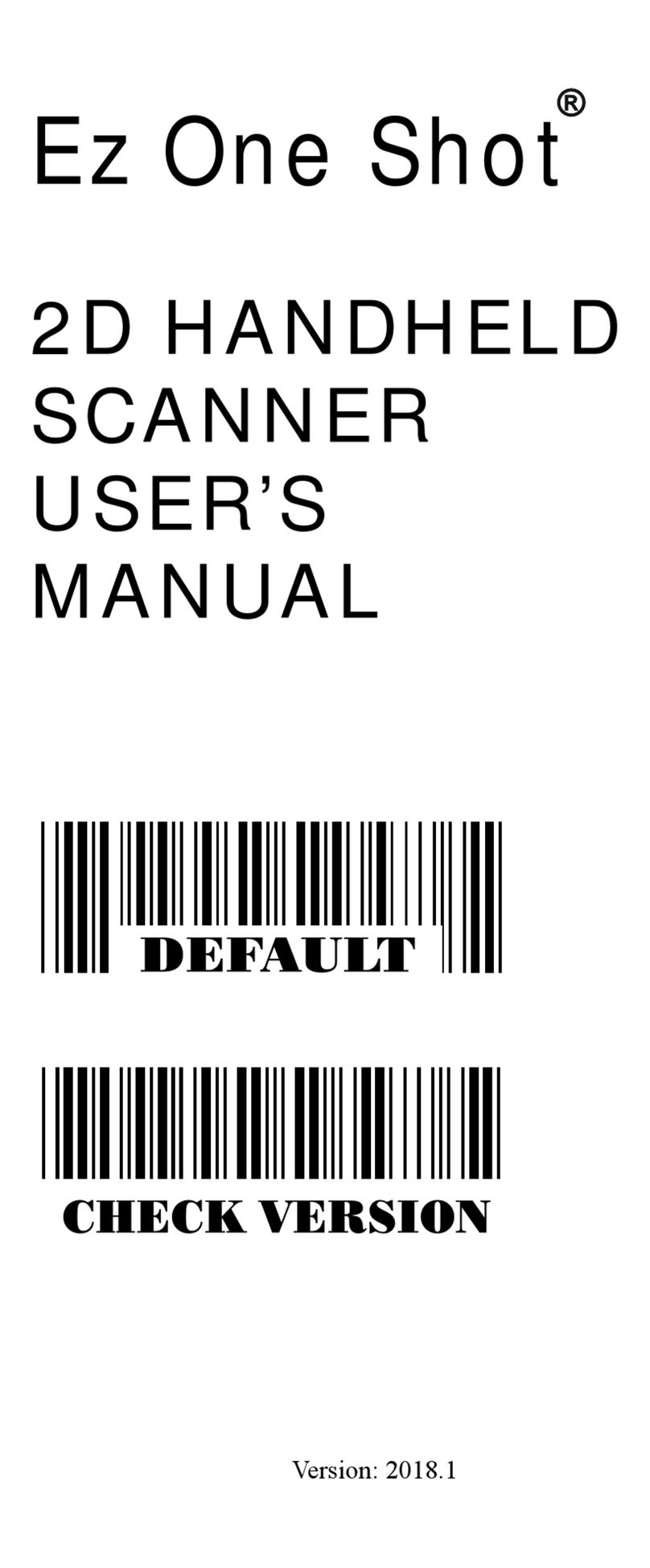 Ez One Shot MT8200H User manual