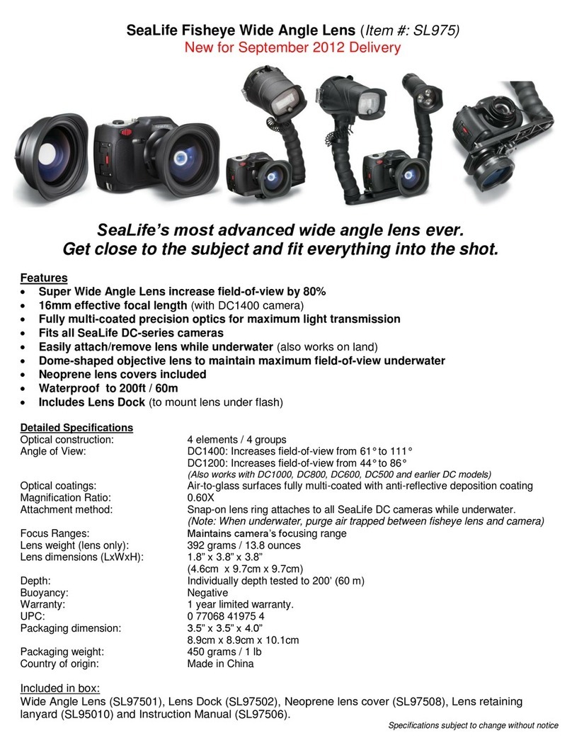 Sealife SL975 User manual