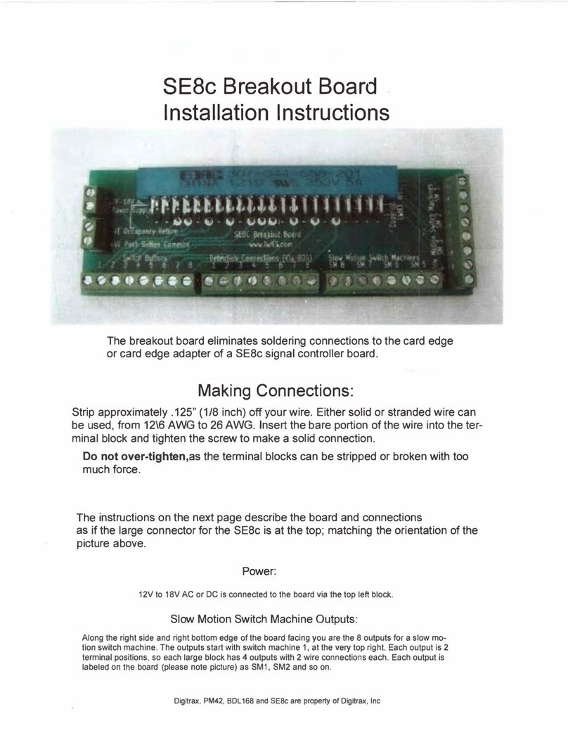 Digitrax SE8C User manual