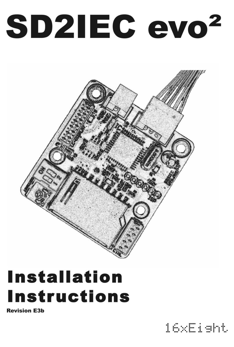 16XEIGHT SD2IEC evo2 User manual