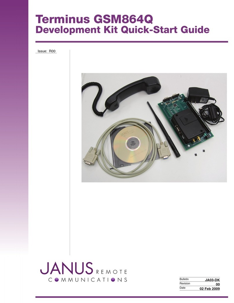 Janus Terminus GSM864Q quick start guide