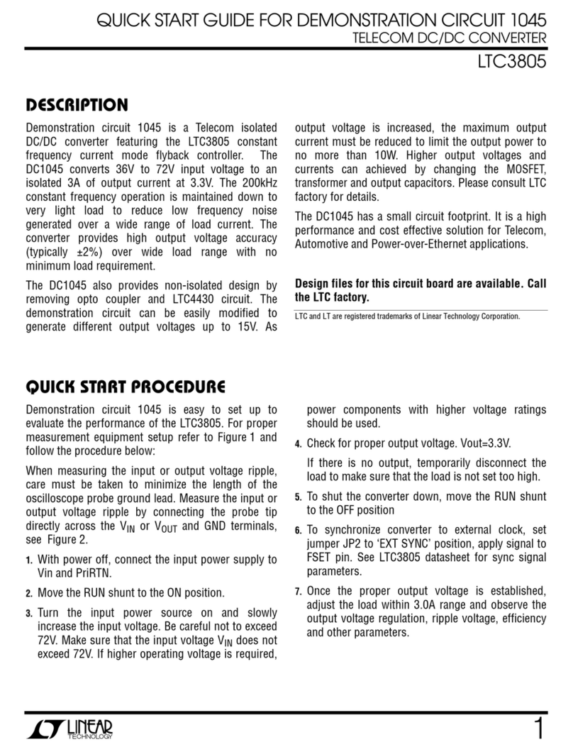 Linear 1045 quick start guide Linear 1045 quick start guide